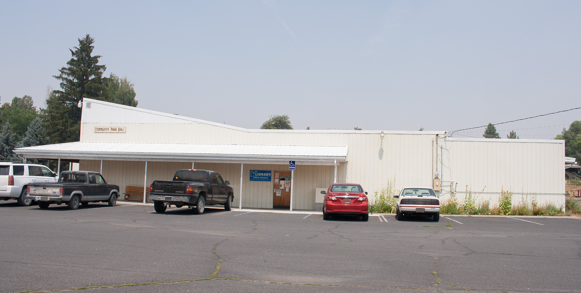 Malin Branch Library in the Malin Community Hall