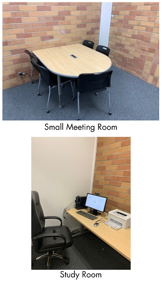 Small Meeting Room (top) and Study Room Small Meeting Room (top) and Study Room
