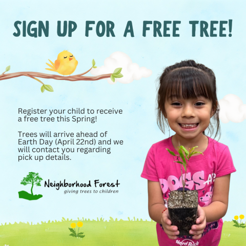 Sign your child up for a free tree!