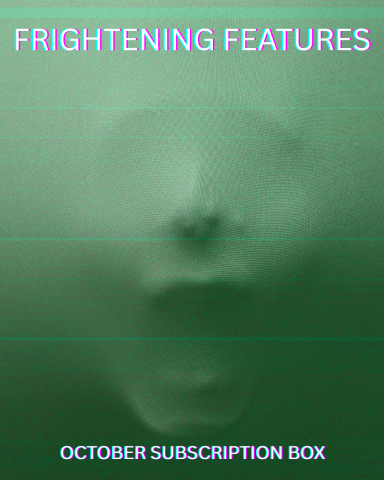 An illustration of a glitching-out retro television. A screaming face is barely discernible in the static.