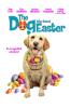 Movie poster with a dog holding a basket of Easter eggs